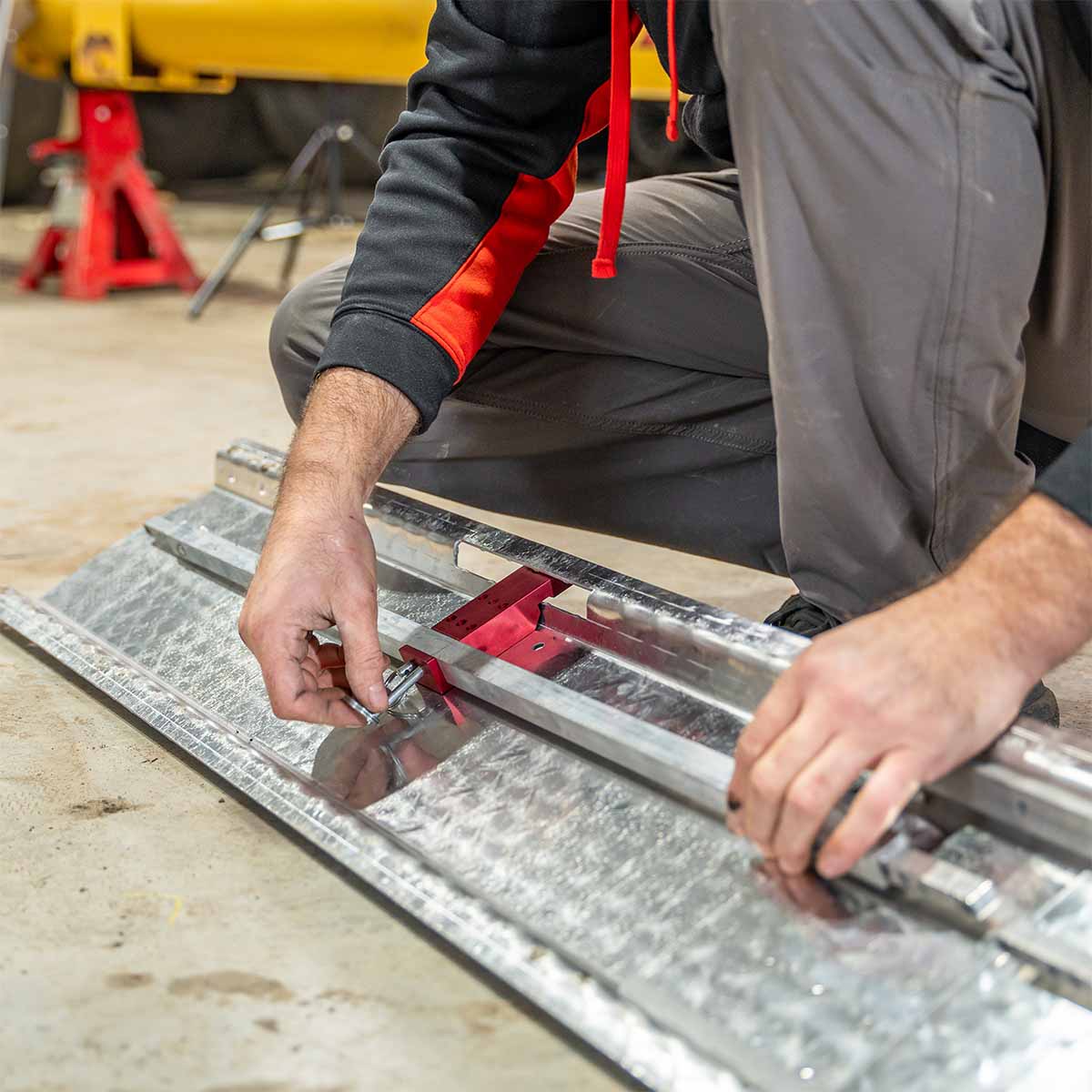 Brake Stabilizing Step Platform