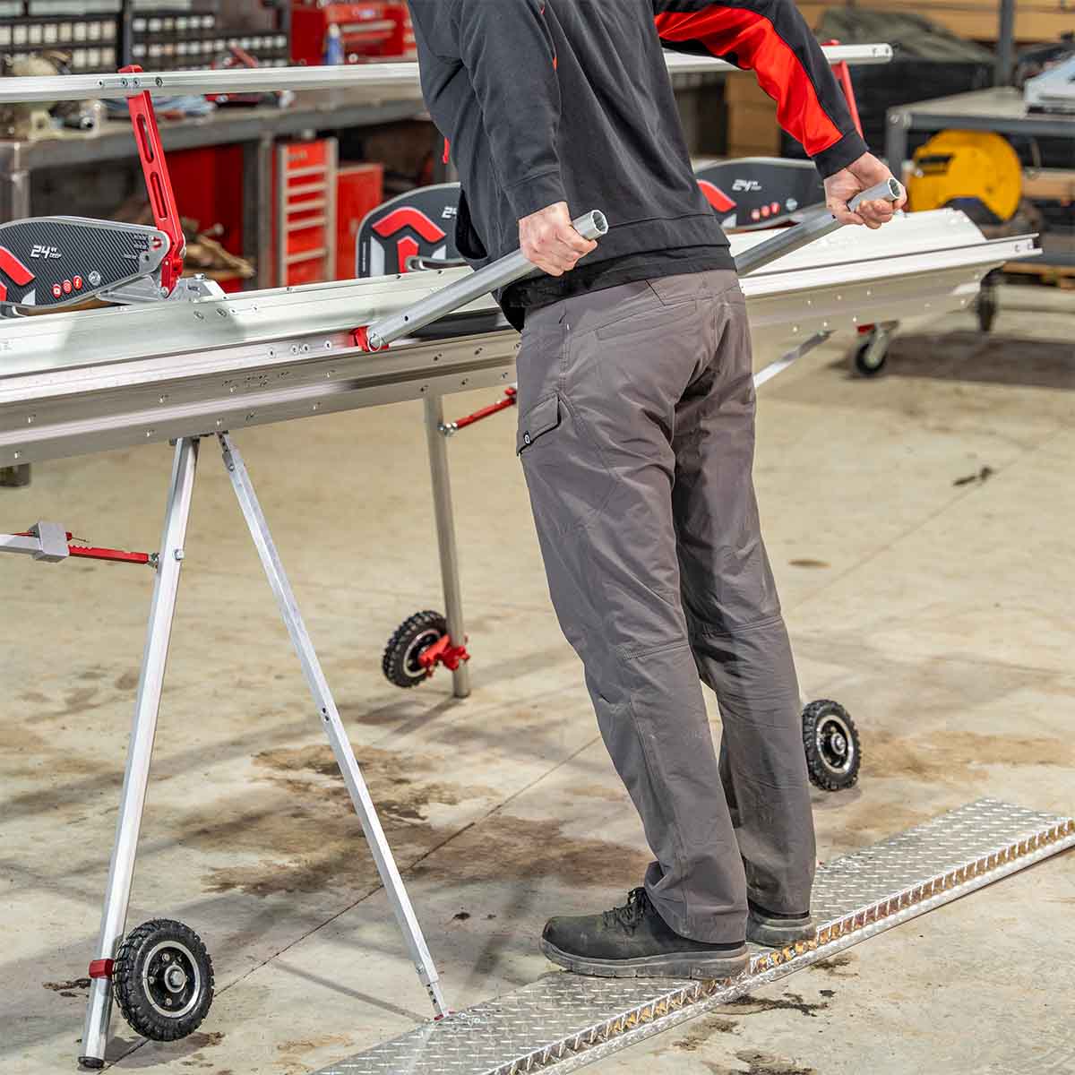 Brake Stabilizing Step Platform