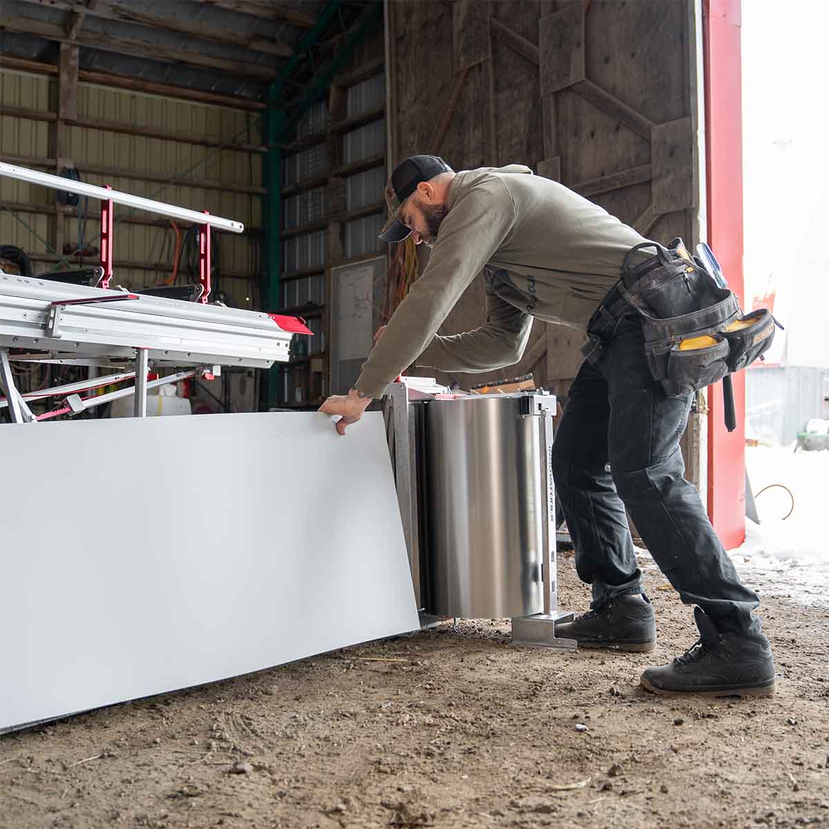 Free-Standing Trim Coil Holder